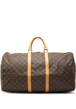 Louis Vuitton Pre-Owned 1997 Monogram Keepall 55 travel bag - Brown