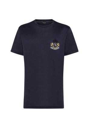 Billionaire logo patch T-shirt - Blue