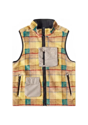 Canada Goose Legion check fleece vest - Yellow