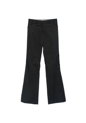 Miu Miu Pre-Owned 2000s belt-loop trousers - Black