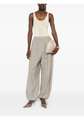 The Frankie Shop fine-knit scoop-neck tank top - Yellow