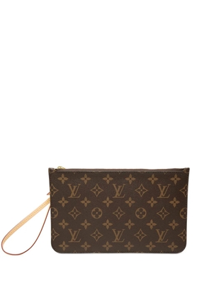 Louis Vuitton Pre-Owned 2014 Monogram Neverfull MM pouch - Brown