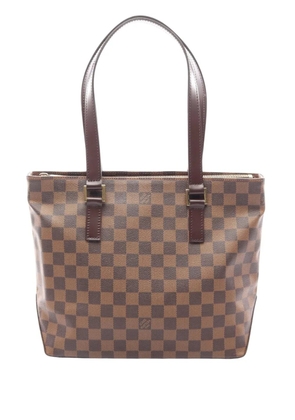 Louis Vuitton Pre-Owned 2001 Damier Ebene Cabas Piano tote bag - Brown