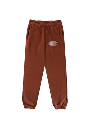 ERIC EMANUEL logo-print track pants - Brown