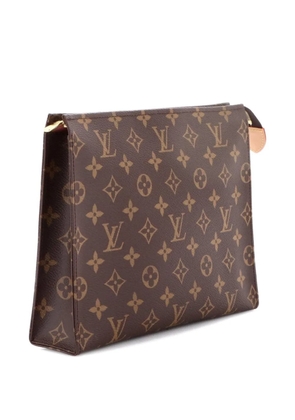 Louis Vuitton Pre-Owned Trio Toiletry Set Monogram Canvas pouch - Brown