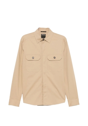 Zegna flap-pocket shirt - Neutrals