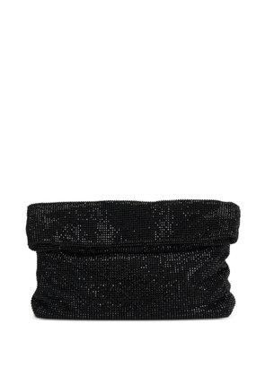 TWENTY FOURHAITCH beaded clutch bag - Black