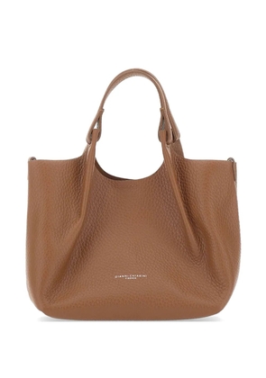 GIANNI CHIARINI Dua leather tote bag - Brown