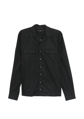 Brian Dales flap-pocket spread-collar shirt - Black