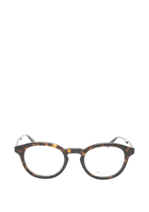 Saint Laurent Eyewear round-frame glasses - Brown