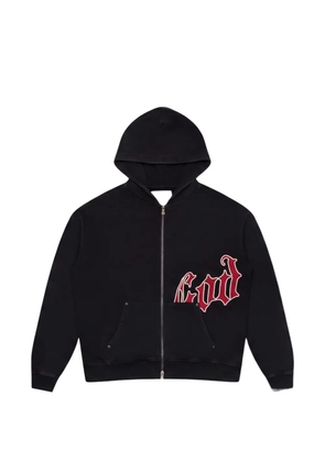 GODSPEED logo-print hoodie - Black