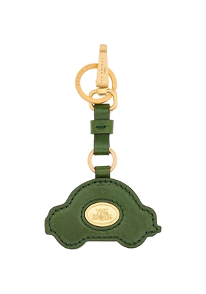 The Bridge Duccio car-motif leather keyring - Green