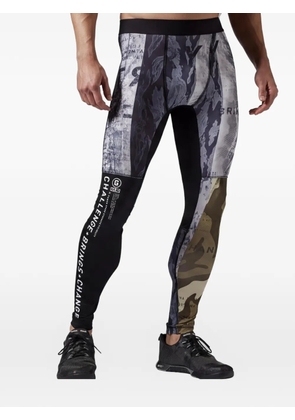 Reebok One Series camo-print track pants - Black