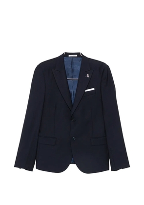 Daniele Alessandrini textured single-breasted suit - Blue