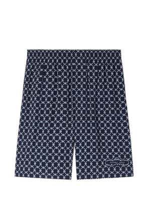 SANDRO link print flowy shorts - Blue