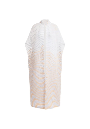 Gemy Maalouf high-collar cape - White