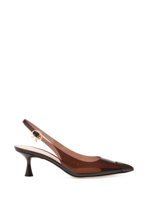 Gianvito Rossi Diana 85 pointed-toe sandals - White