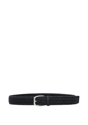 Orciani braided leather belt - Blue