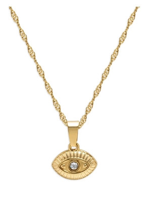 Nialaya Jewelry Evil Eye pendant necklace - Gold
