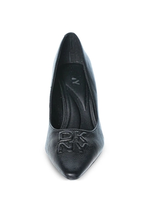 DKNY Nella logo-embossed heeled pumps - Black