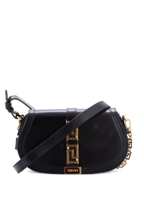 Versace Pre-Owned Greca Goddess Leather Medium shoulder bag - Black