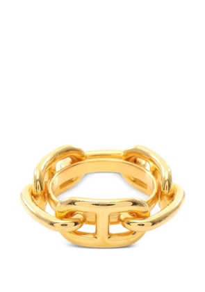 Hermès Pre-Owned 2010s Chaîne d'Ancre scarf ring - Gold