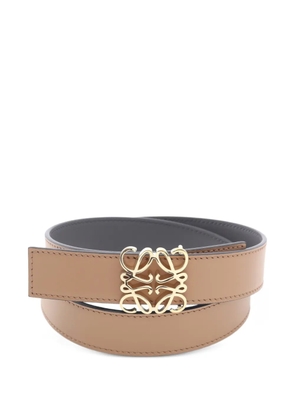 Loewe Pre-Owned 2020s Reversible Anagram Bombe belt - Neutrals