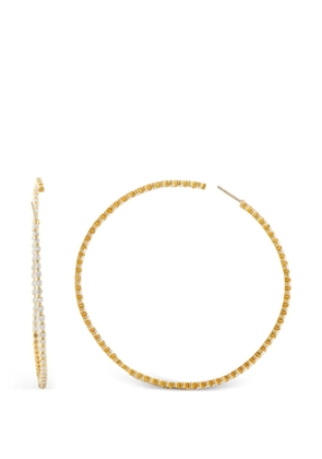 LB Exclusive diamond hoop earrings - Gold