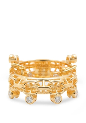 Hermès Pre-Owned 2010s Calypso diamond ring - Gold