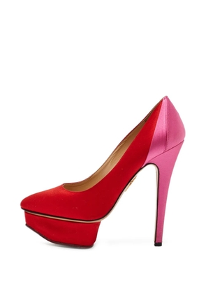 Charlotte Olympia Paloma platform pumps - Red