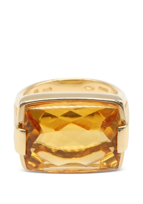 Bvlgari Pre-Owned 2010s Alegra citrine ring - Gold