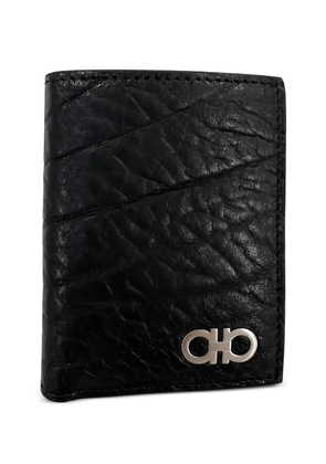 Ferragamo pebbled leather wallet - Black