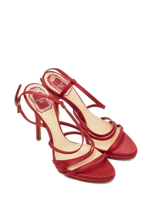 Christian Dior Pre-Owned strappy slingback sandals - Red