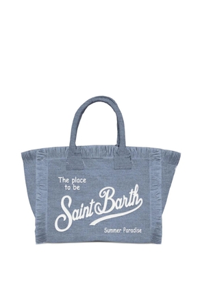 MC2 Saint Barth fringed-trim tote bag - Blue