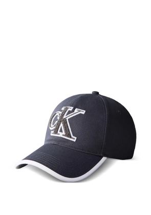 Calvin Klein logo-patch baseball cap - Grey