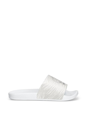 Just Cavalli logo-detail slides - White