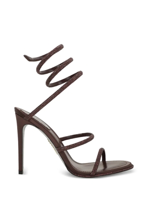 René Caovilla Cleo strass-embellished heeled sandals - Red