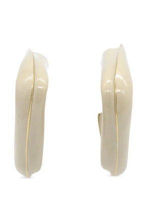 Bottega Veneta Pre-Owned 2010s triangle earrings - Gold