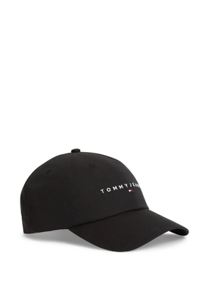 Tommy Hilfiger logo-embroidered baseball cap - Black
