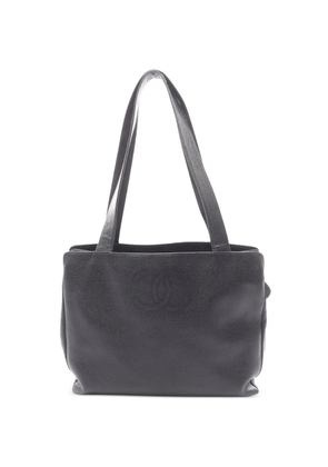 CHANEL Pre-Owned 2000-2002 Coco Mark Caviar shoulder bag - Black