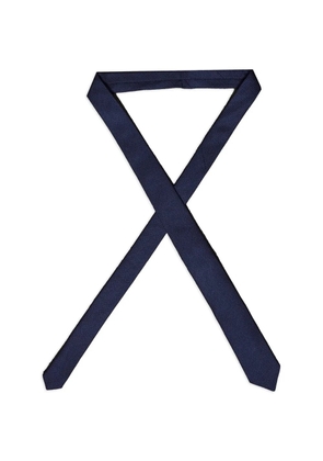 ROBERTO CLERICI honeycomb-knit tie - Blue