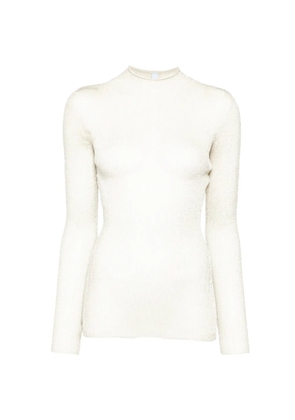 CFCL metallic-effect ribbed top - Neutrals