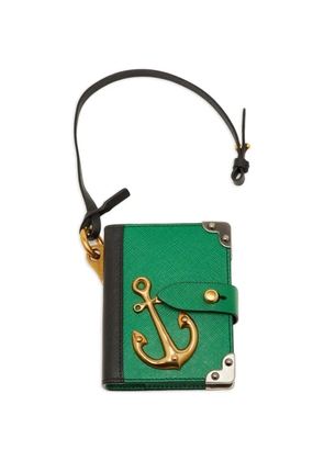 Prada Pre-Owned Saffiano Notebook bag charm - Green