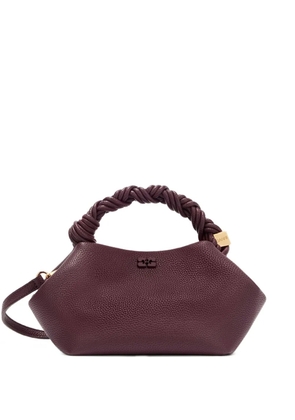 GANNI Bou braided shoulder bag - Purple