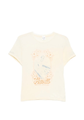 RE/DONE graphic-print T-shirt - Yellow