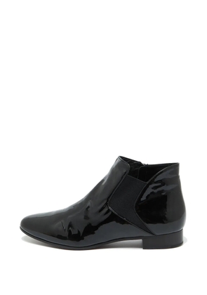 Miu Miu Pre-Owned almond-toe leather chelsea boots - Black