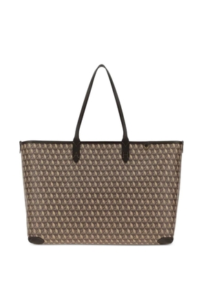 Anya Hindmarch I Am A Plastic Bag zipped tote bag - Brown