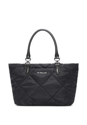 Mz Wallace small Madison quilted tote bag - Black
