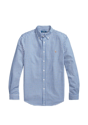 Polo Ralph Lauren gingham-checked button-down shirt - Blue