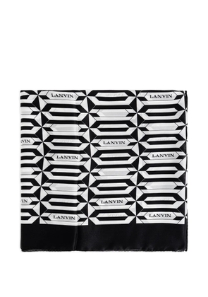 Lanvin geometric-print scarf - White